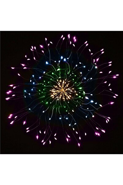 Optim Solution Set de lumini decorative STAR cu 100 LED-uri, diametru 40 cm, telecomandă, multicolor