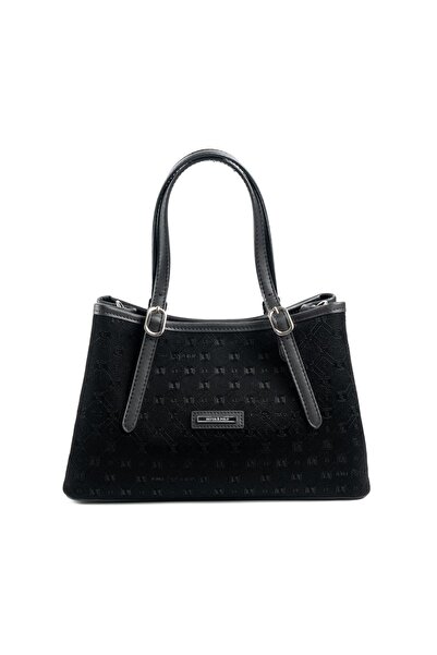 Silver Polo Black Sp1252 Women's Handbag