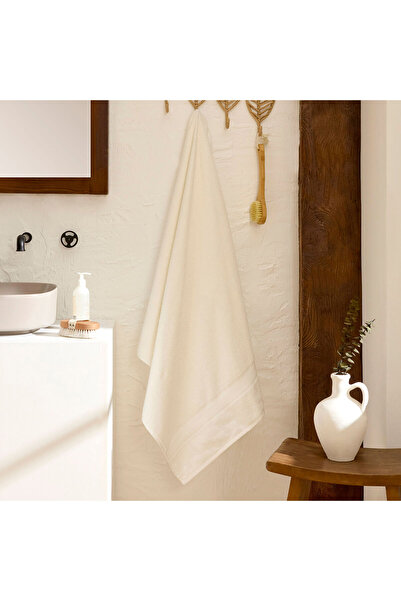 Karaca Home Lustar 100% бавовняний банний рушник Екрю 80x150 см