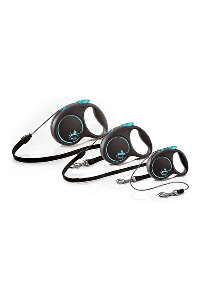 Flexi Lesă pentru câini BLACK DESIGN 5 m roz, mărimea M