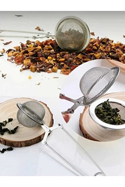 lawrenceshop مصفاة شاي من الفولاذ مع مشبك للخدمة، مناسبة لتحضير الشاي والقهوة