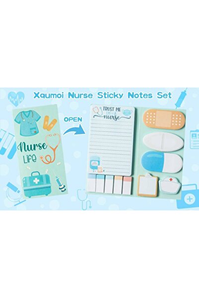 OEM Set notițe adezive Albastru Nurse Life