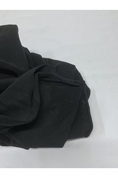 Yiğit Kumaş ελαστικό ύφασμα Ύφασμα Μονό Μάλλινο, Τεμάχιο 50x190 cm Μαύρο Χρώμα