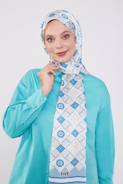 Levidor شال ذو نمط قطرات النعناع الأخضر