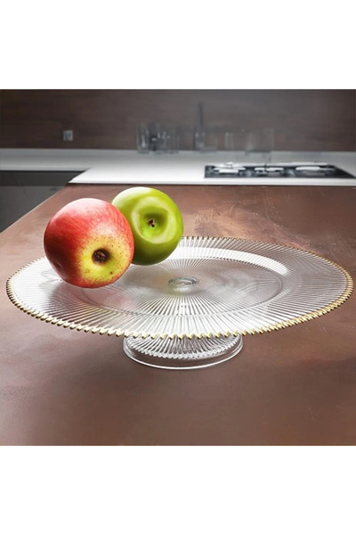 Kosova Ayaklı Cam Meyvelik 34 cm