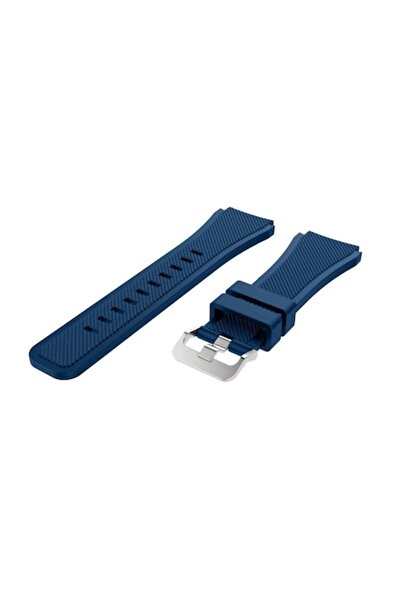 Edman Curea din silicon compatibilă cu Samsung Gear S3, eliberare rapidă, 22 mm, albastră