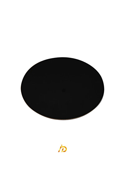 Ingrediente Dulci Slado – BLACK round cake plate Ø28cm h 3 mm MDF – 5 pcs.