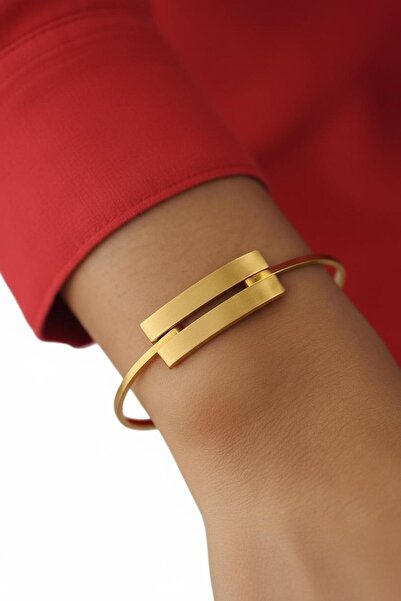 Çgk Çiğdem Gürel Kuyumculuk Çift Sıra Kaburga Altın Bilezik