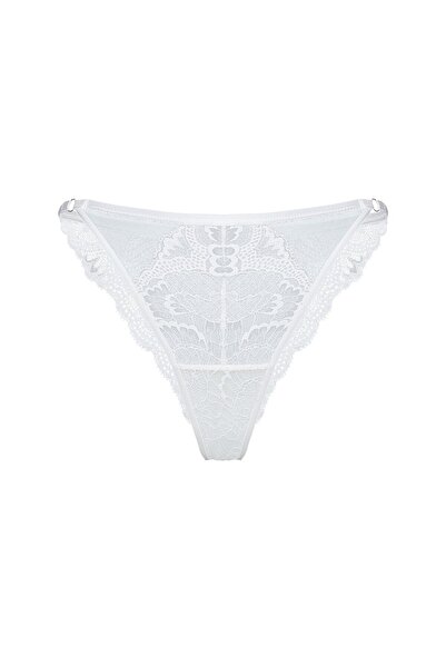 ESOTIQ Women's Premium Thong G-String Sensual & Elegant Floral Lace Pattern Triangle Front | Crown