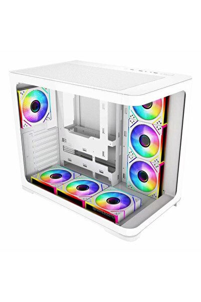 GAMEBOOSTER Sea View GB-G2852W 750W 80+ Bronz USB 3.2 ARGB ATX Mid Tower Beya...