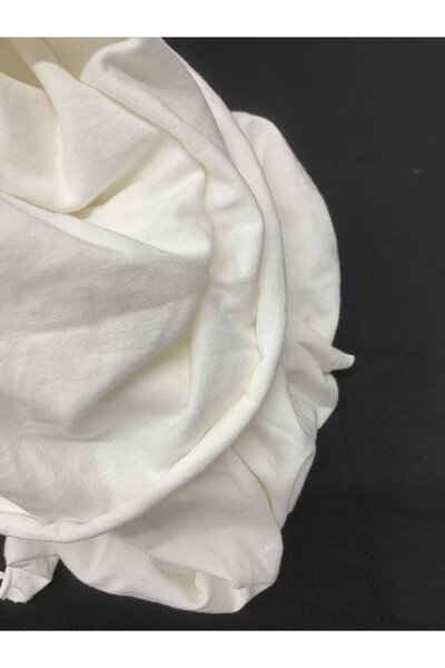 Yiğit Kumaş Single Jersey Fabric, Piece 90X180 cm Ecru Color