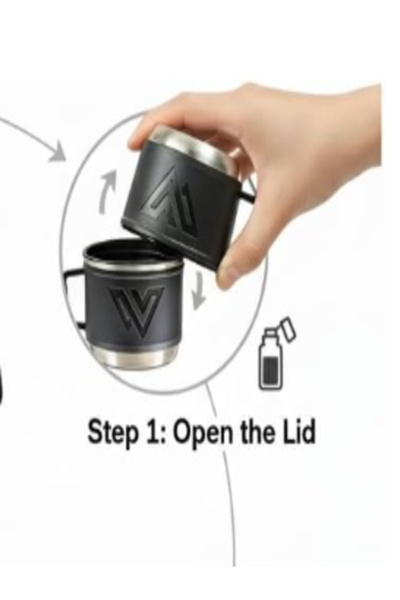 Denx Travel Thermos Bottle 2L, Large capacity Flask, Stainless steel, Hot Cold 48H, Camping, Hiking