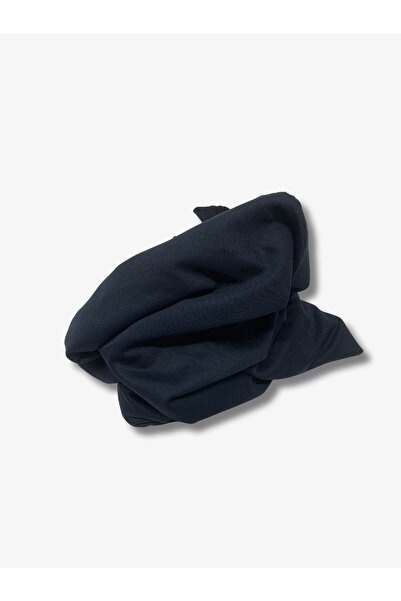 Yiğit Kumaş Lakost Polyester Fabric, Piece 55X190 cm Navy Blue (Has Needle Traces)