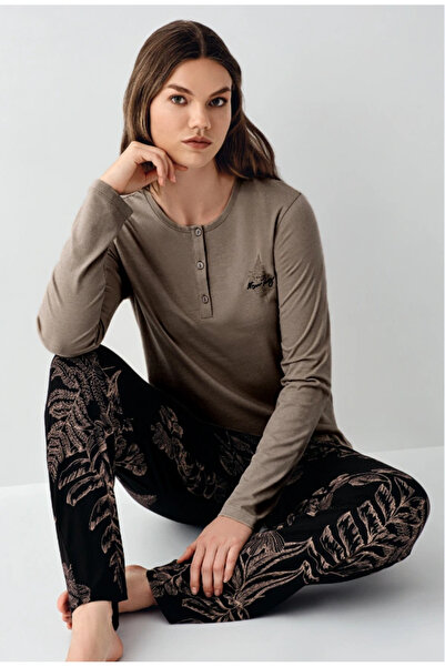 Kocabey Women's Long Sleeve Pajama Set