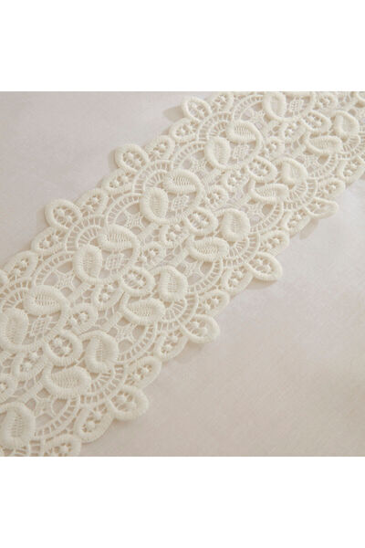 Karaca Home Nuvia Guipure Double Duvet Cover Set White