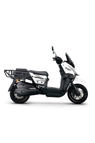 Skyjet Luckın Elektrikli Moped Beyaz