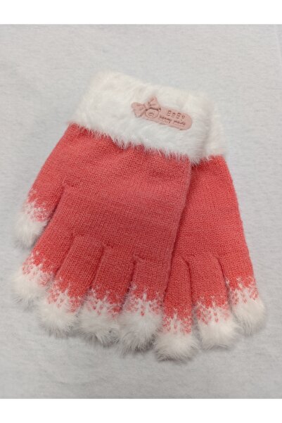 Kitti قفازات صوفية للفتيات من عمر 4-8 سنوات
