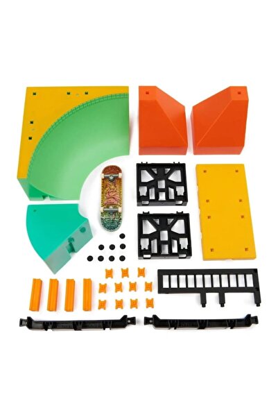 Tech Deck X-Connect Creator Ultra Hip Jump Fingerboarding Ramp & Obstacle Set (Multicolor, 6+)