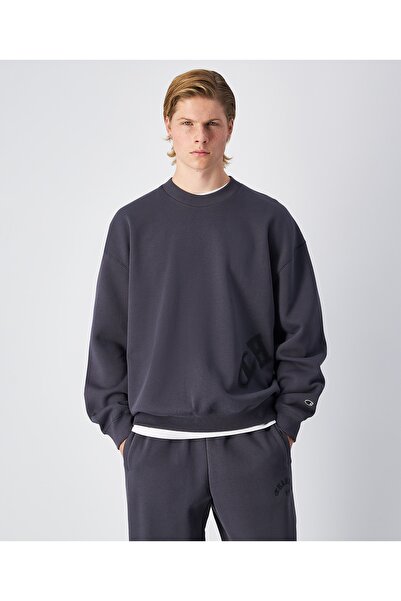 Champion Urban Contemporary Crewneck Sweatshirt Gray Men's Sweatshirt -221209-Vs517