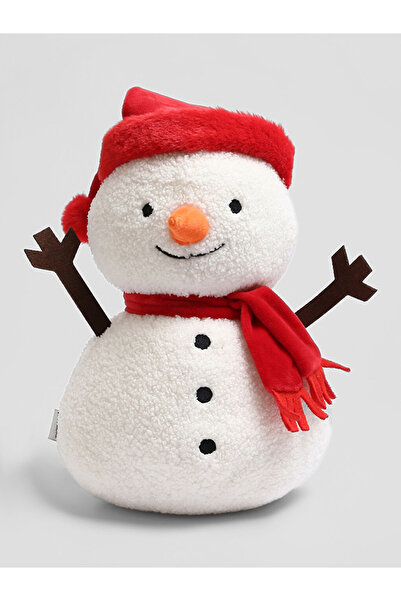 LC Waikiki Lcw Home from Renkli̇mağazadan White Christmas Throw Pillow with Snowman Figure 40 cm