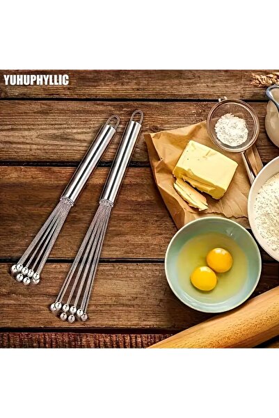 bimbambom Adjustable Stainless Steel Metal Bead Ball End Beater Sauce Mixer Ball End Egg Beater