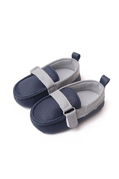 BebeNou Μοκασίνι σε μπλε σκούρο χρώμα για μωρά - Beldy MDBC2321-2-c1