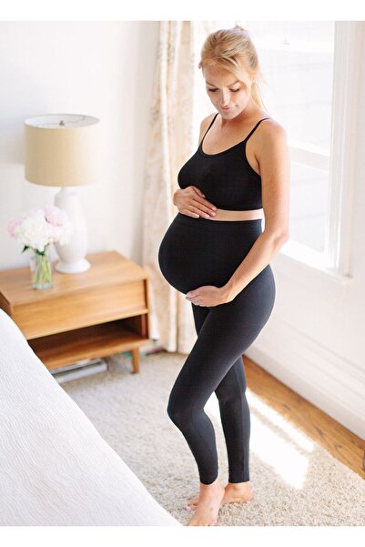 WildFashion Colanti pentru gravide din fire de bambus cu efect S421-1