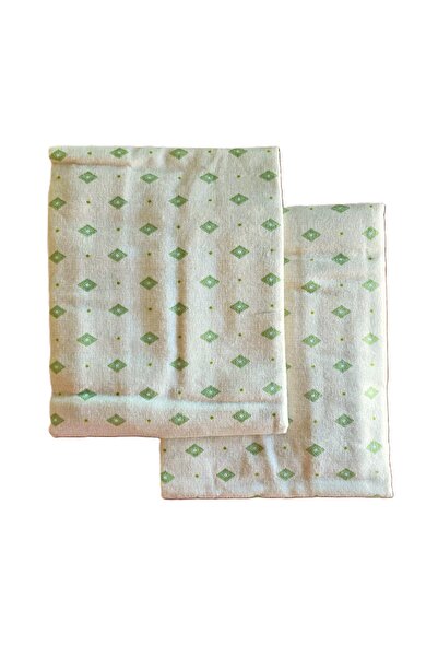 Kotonia Home Σετ 4 μαξιλαροθήκες, 100% βαμβάκι, εκλεκτό χρώμα, πράσινο, 50x80 cm, 14