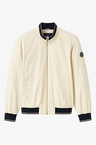 CGA Men's Ecru Bomber Jacket Men's Jacket Bomber Ecru Jacket
