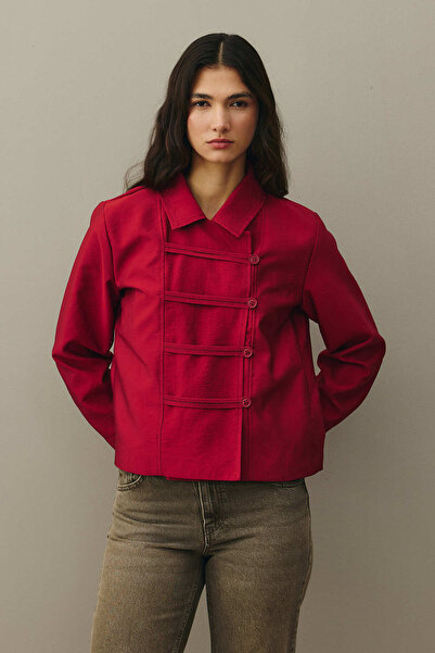 Fahhar Britli Jacket Red