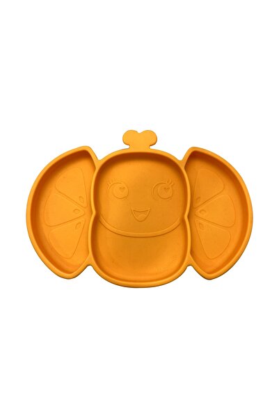 FROOTIMALS OrangieFly silicone plate with anti-slip system,