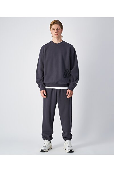 Champion Urban Contemporary Crewneck Sweatshirt Gray Men's Sweatshirt -221209-Vs517