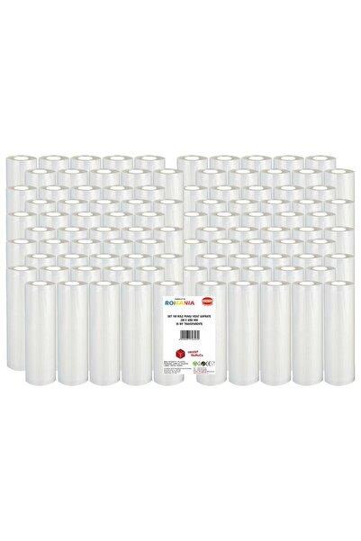Urgent Horeca Set 100 role pungi vidat gofrate, dimensiuni 280x6000 mm, grosime 85 microni, preparare Sous Vide