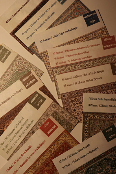 Bi Dünya Haber 2026 Kolaj- Etnik Desen Takvimi (Hicri-Miladi)