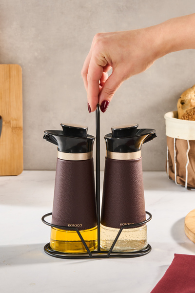 Karaca New Latin Glass Oil and Vinegar Bottle 1 L