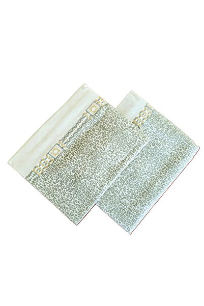 Kotonia Home Σετ 4 μαξιλαροθήκες, 100% βαμβάκι, εκλεκτό χρώμα, μπεζ, 50x80 cm, 19