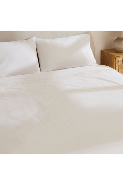 Karaca Home Calisse Laced Double Duvet Cover Set White