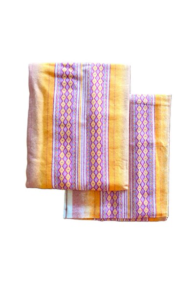 Kotonia Home Set of 4 pillowcases, 100% cotton, fine color, multicolor, 50x80 cm, 18