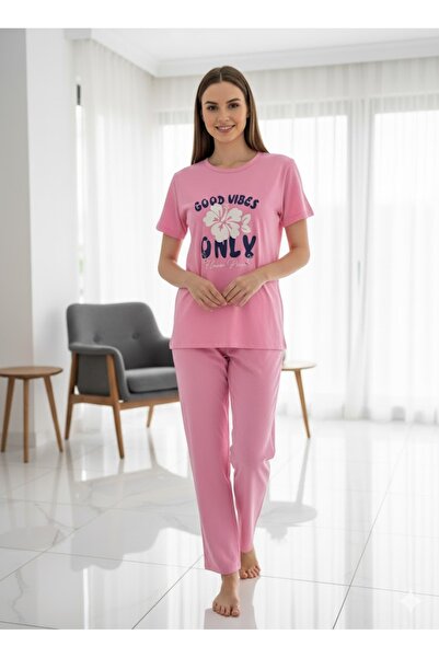 FAMES PİJAMA Women's Summer Pajama Set