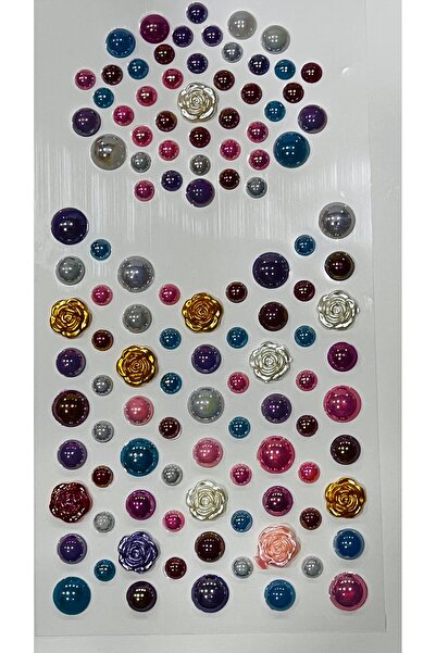 Next Plus Flori colorate și piatră 3D, piatră tridimensională, 110 bucăți, au...