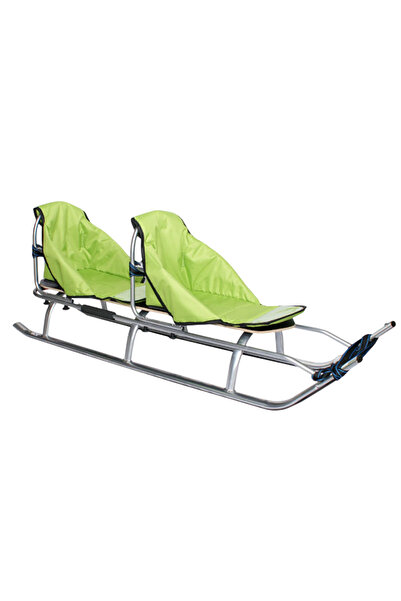 Other Duo twin tandem sled large for children with backrest, solid, lightweight belts PL
