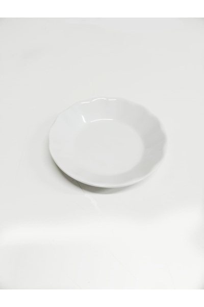 FORMEL Tea Plate White Thermoplus Shallow Dishes Resistant to Damage (Set of 6)