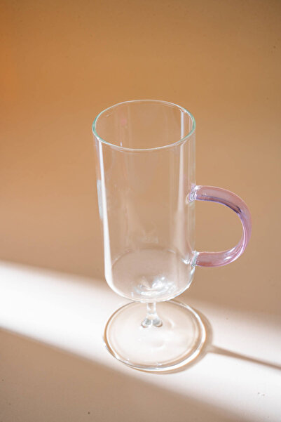 ACAR كوب زجاجي بمقبض من لوم - 280 مل