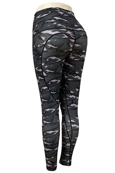 WildFashion High-waisted leggings with camouflage print D798-181