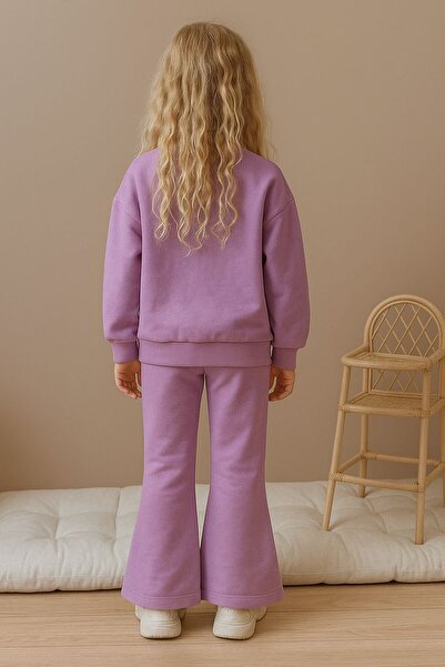 cgboutiquestylekids Cg Kids Kuromi Kız Çocuk 2 iplik Alt Üst Takım Süper Kalite Kumaş ispanyol Paça