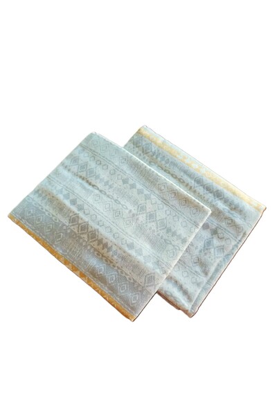 Kotonia Home Σετ 4 μαξιλαροθήκες, 100% βαμβάκι, εκλεκτό χρώμα, γκρι, 50x80 cm, 12