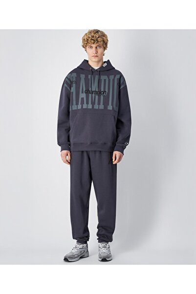 Champion Urban Contemporary Hooded Sweatshirt Gray Men's Sweatshirt - 221208-Vs517