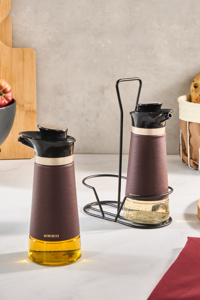 Karaca New Latin Glass Oil and Vinegar Bottle 1 L