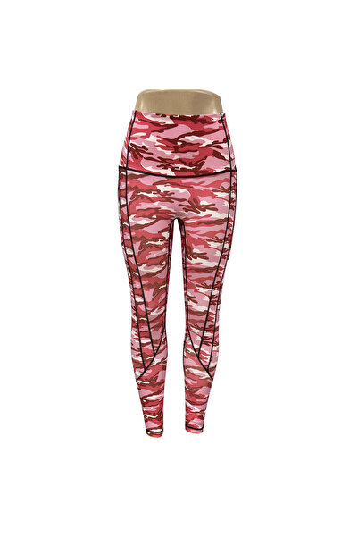 WildFashion High-waisted leggings with camouflage print D798-3