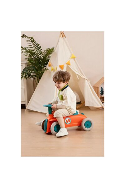 dalip Ride-On Car with Anti-Rollover System, Horn on Wheel, 1-6 years, 60x28x34 cm, Red-Blue